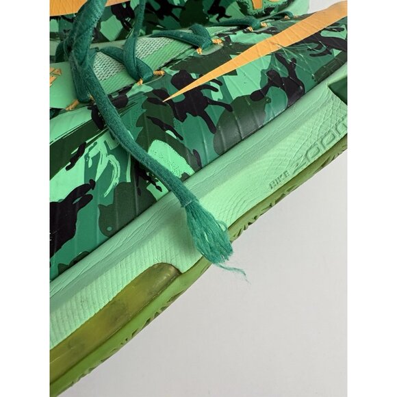 Nike KD VI Easter Basketball Shoes Men’s Sz 9 Green Orange 599424-303 NO INSOLES main image 7